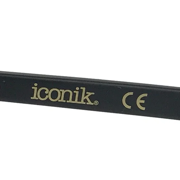 Iconik Eyeglasses Frames Liam C02 Matte Navy Blue Square Horn Rim 52-19-148 - Picture 10 of 10